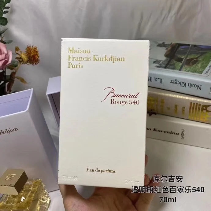 Free Shipping Dubai Luxury Women's Perfume Red Baccaratt70ml Perfume High-End Wholesale Gift with Original Box Elegant Style