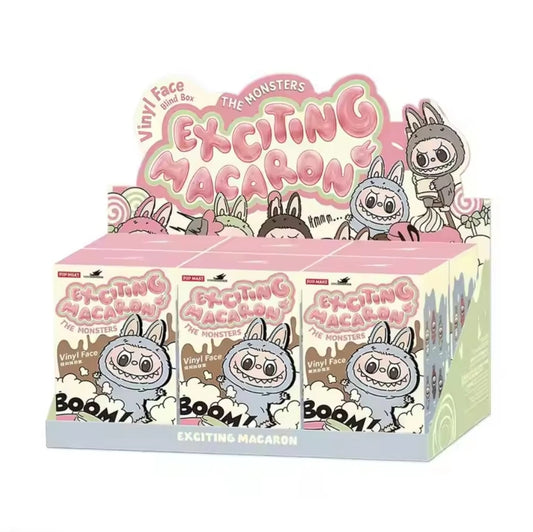 Labubu V1 Macaron US Beautiful and Lovely Cartoon Toy Doll with Couture Wardrobe