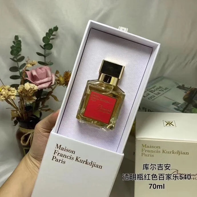 Free Shipping Dubai Luxury Women's Perfume Red Baccaratt70ml Perfume High-End Wholesale Gift with Original Box Elegant Style