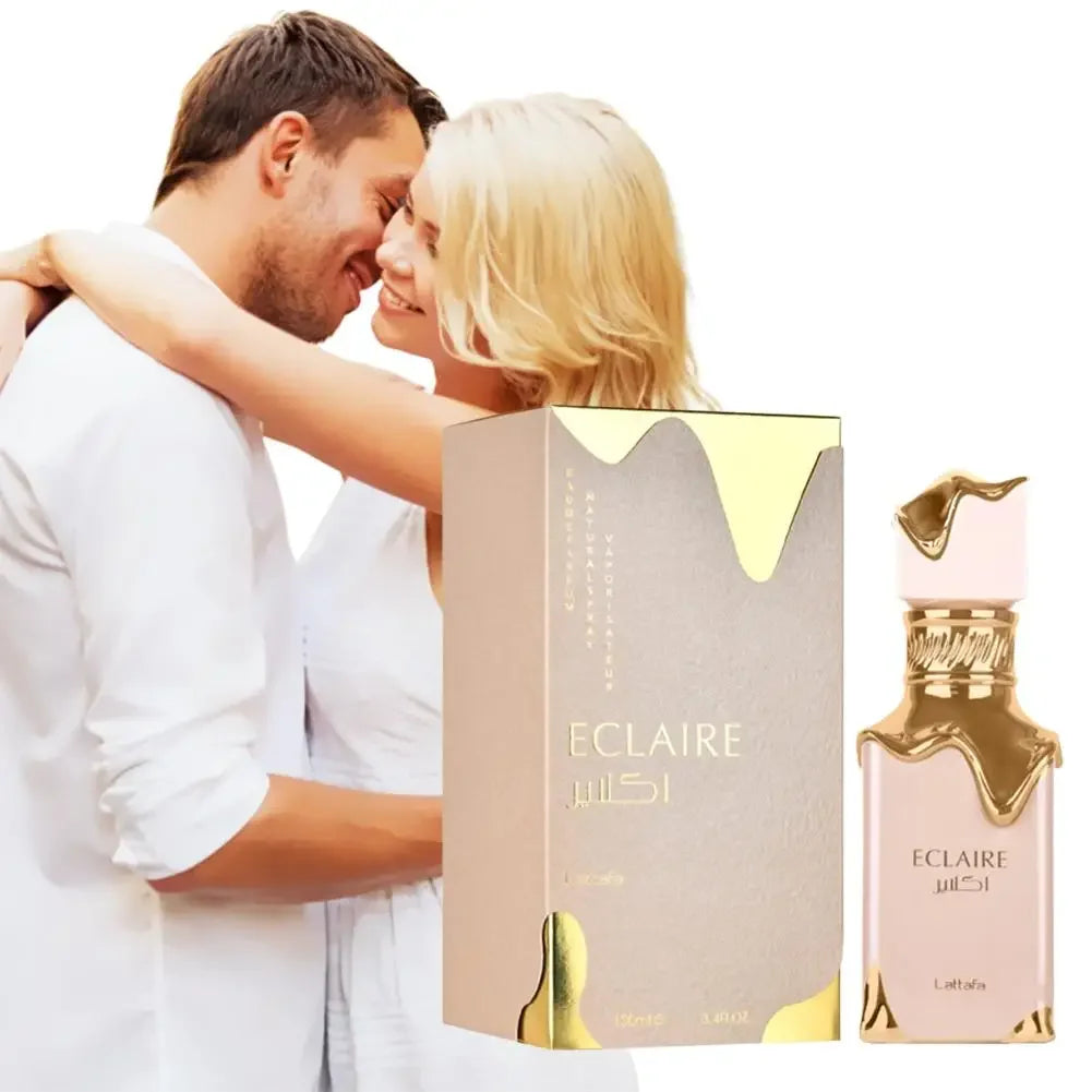 2025 New 100ML Lattafa Eclaire Eau De Parfum For Women Arabic Fragrance Sweet Vanilla Sensual Oriental Cologne Body Spray