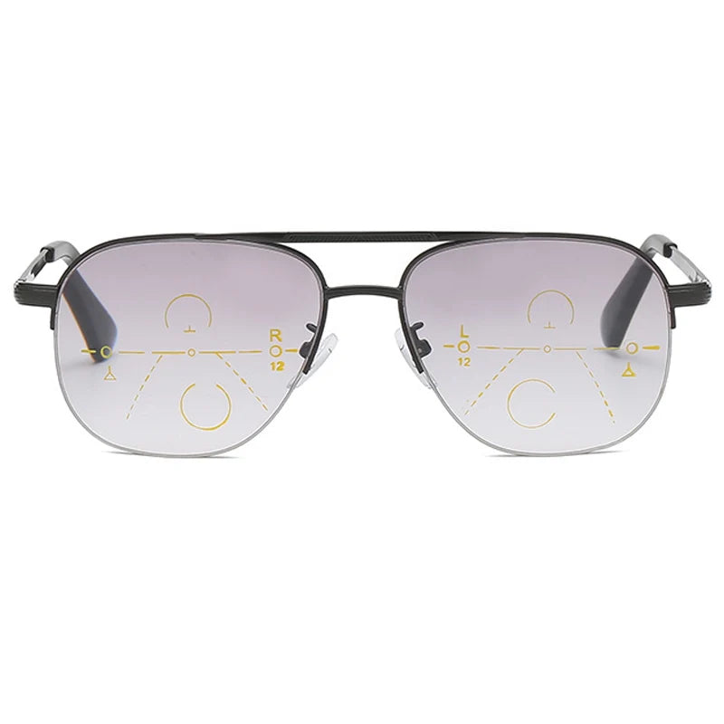 Sun Multi-focal Progressive Reading Glasses Men Women Anti Blue Ray Presbyopic Glasses Computer Optical Far Near Eyeglass
