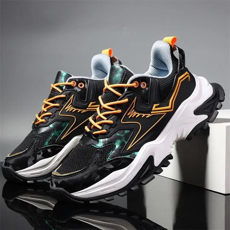 Men Sneakers Breathable Running Shoes 2025 Men Comfortable Black Casual Sneakers Outdoor Fashion Casual Shoes Zapatos De Mujer
