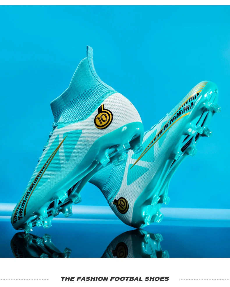 Men Soccer Shoes Kids Football Boots Women Professional Soccer Cleats Antiskid Chaussure Football TF/FG Outdoor Football Shoes