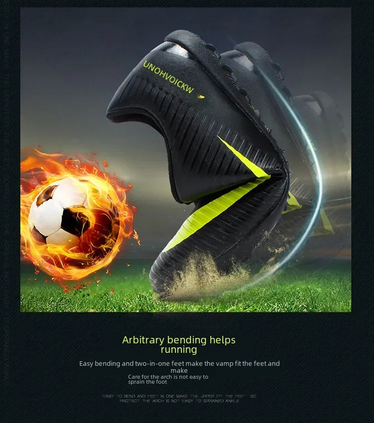 Soccer Shoes For Boys Girls Children'S Youth Broken Studs Flat Bottom For Training Sports Football Boots Cleats Shoes Low-Cut