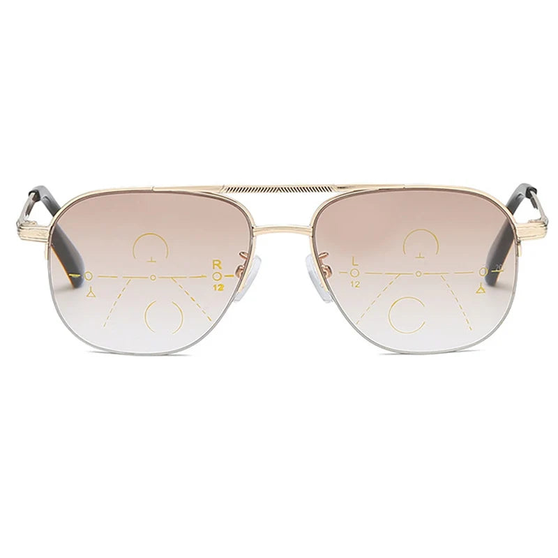 Sun Multi-focal Progressive Reading Glasses Men Women Anti Blue Ray Presbyopic Glasses Computer Optical Far Near Eyeglass