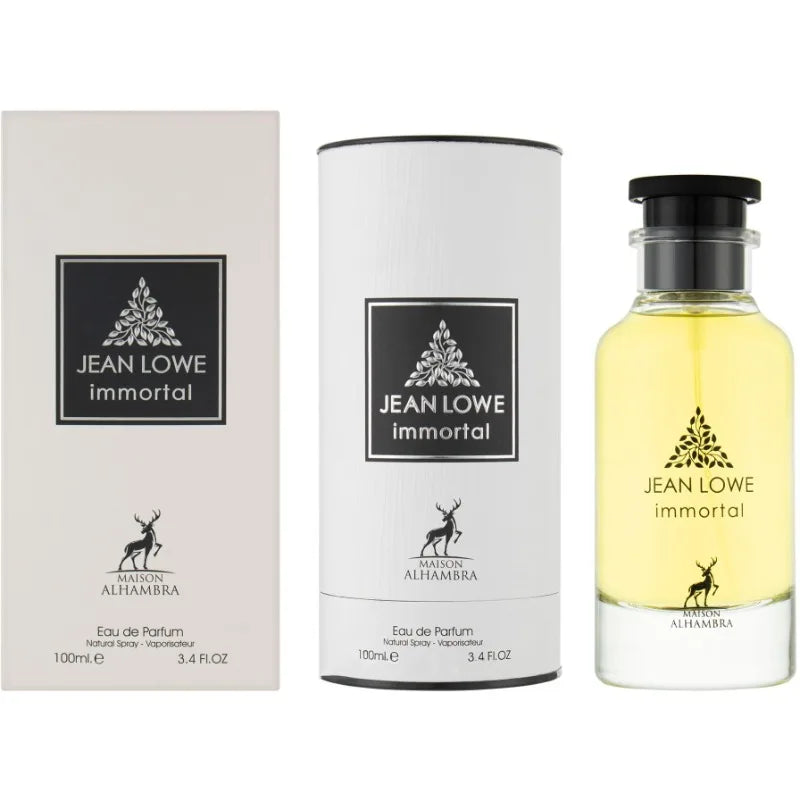 100ML Maison Alhambra Jean Lowe Immortal Alhambra Jean Lowe Vibe Arabian Women's Perfume Cologne for Man Pheromone Perfume