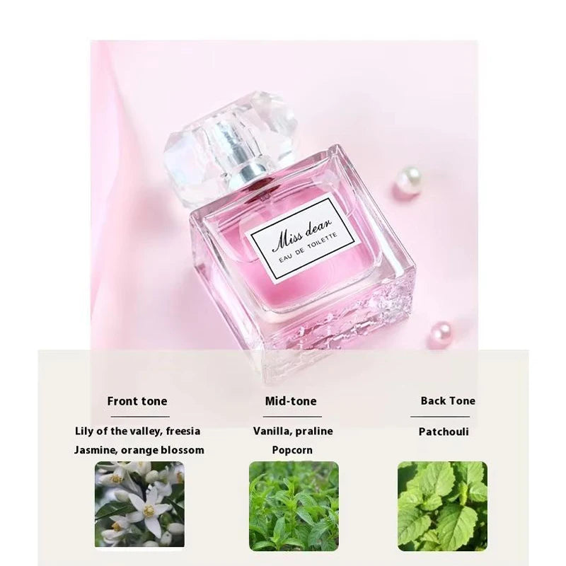 Beloved Sweetheart Girl Perfume Master Design High-end Elegant Women's Perfume Spray Fresh Vitality Charm Floral Eau De Toilette
