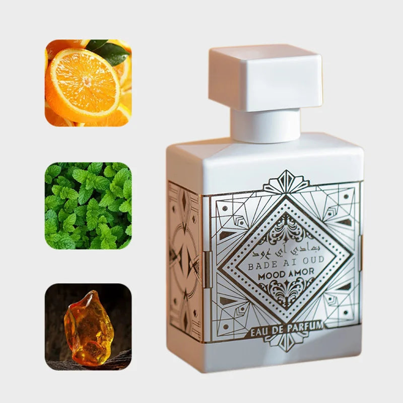 Arabian Fragrance Ebony Perfume Men's Woody Tone Lasting Fragrance Noble Mature Glory Love Amber Men's Dubai Arabian Perfume
