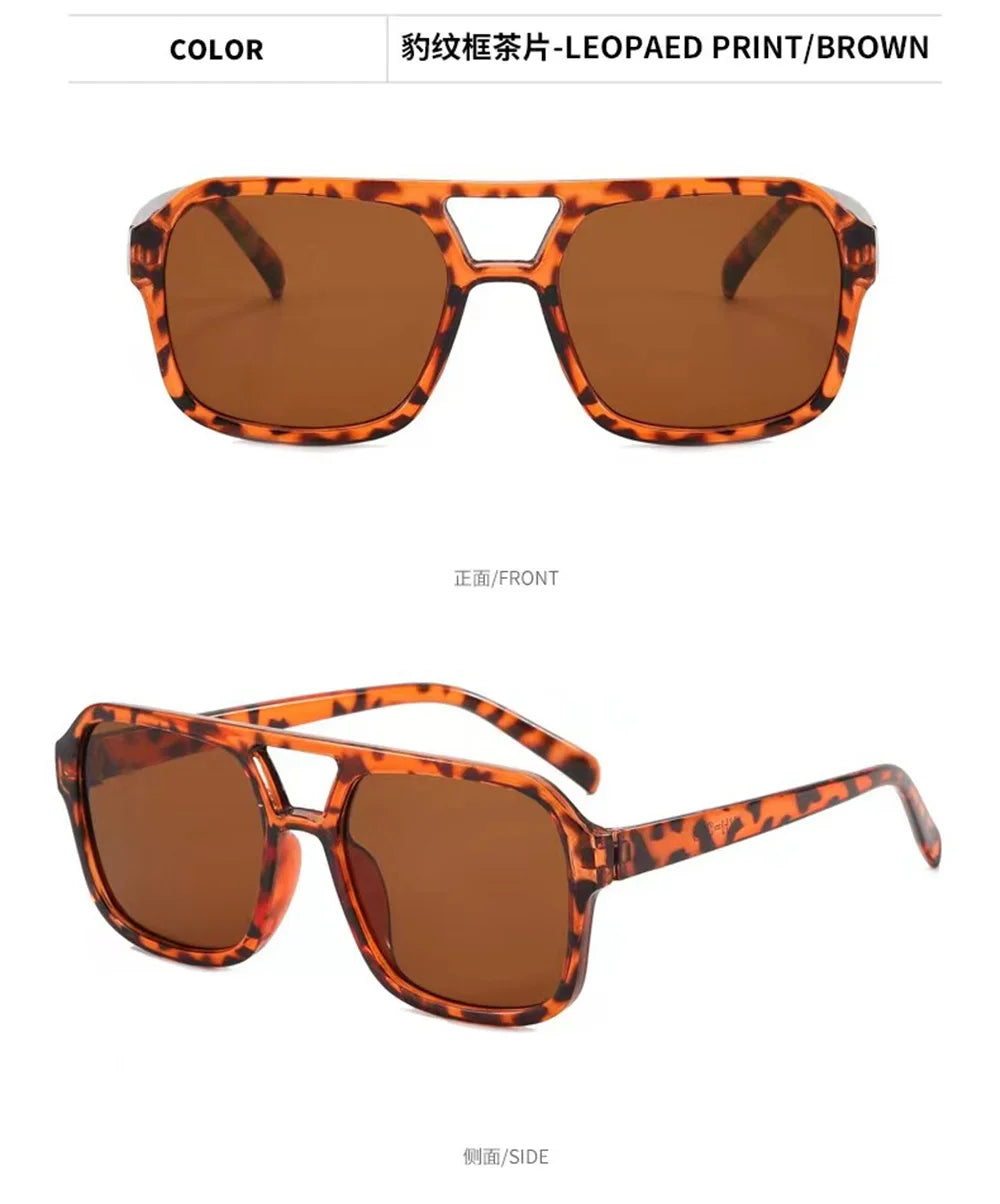 Square Oversized Sunnies Studios Aesthetic Shades Sunglasses for Women Sun Glasses Lady Female Eyewear Colour