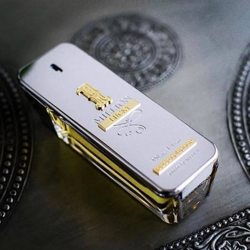 100ml Paco Rabanne Million Lucky Eau de Toilette Spray Original Perfumes Lasting Woody Fragrance Perfume Cologne Homme Makeup