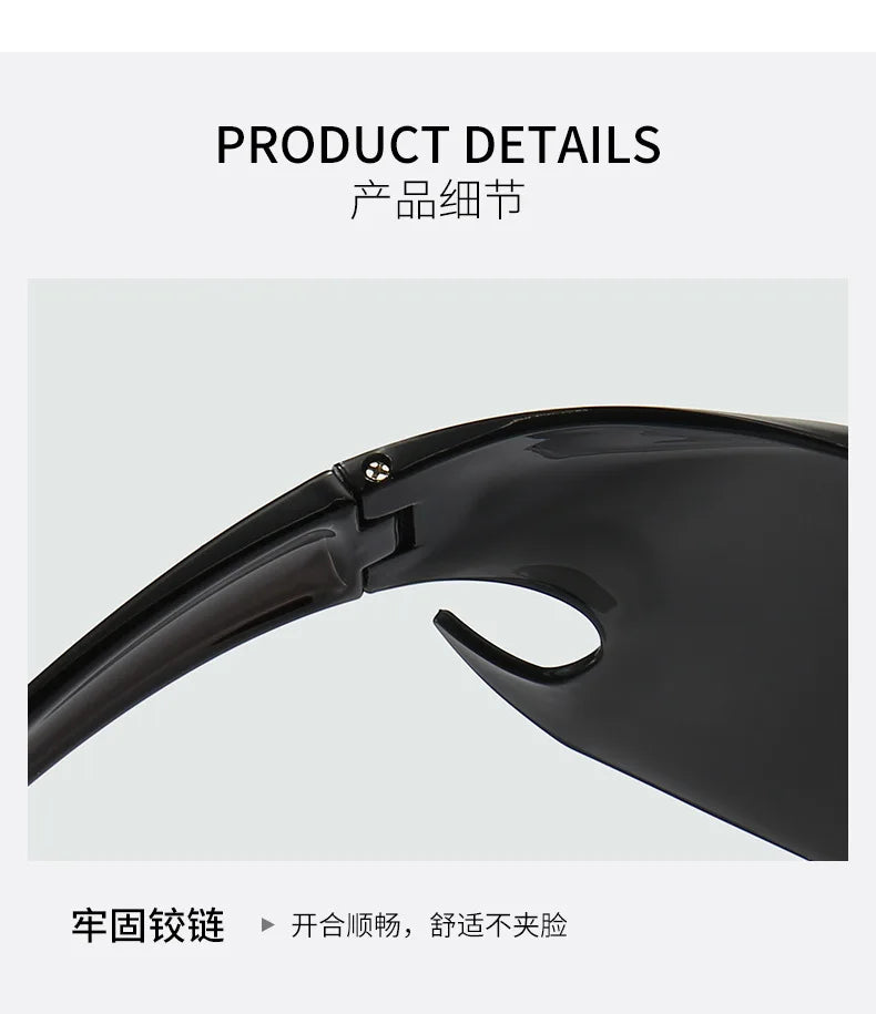 Classic Men's Vintage Sunclasses Women Joined Body Future Technology Sense Sun Glasses Men Outdoor Cycling Sports Eyewear UV400
