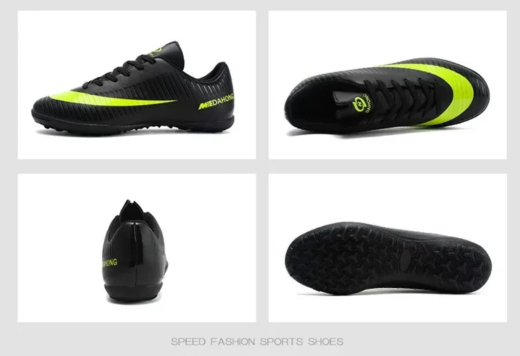 Soccer Shoes For Boys Girls Children'S Youth Broken Studs Flat Bottom For Training Sports Football Boots Cleats Shoes Low-Cut