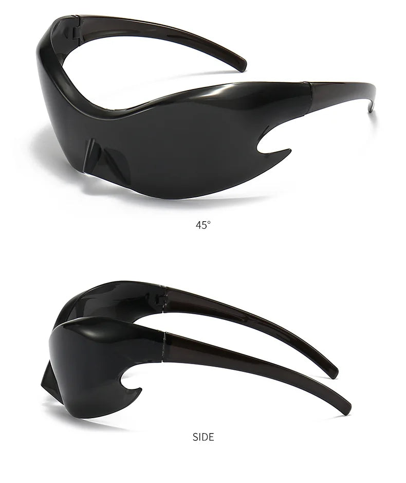 Classic Men's Vintage Sunclasses Women Joined Body Future Technology Sense Sun Glasses Men Outdoor Cycling Sports Eyewear UV400