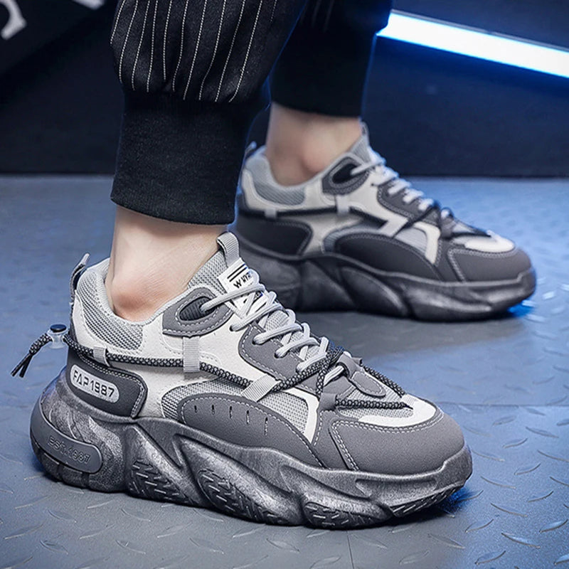 Oulylan 2025 Men's Sneakers Tennis Shoes Casual Sports Shoes for Men Spring Autumn Men Breathable Wear-resistant Running Shoes