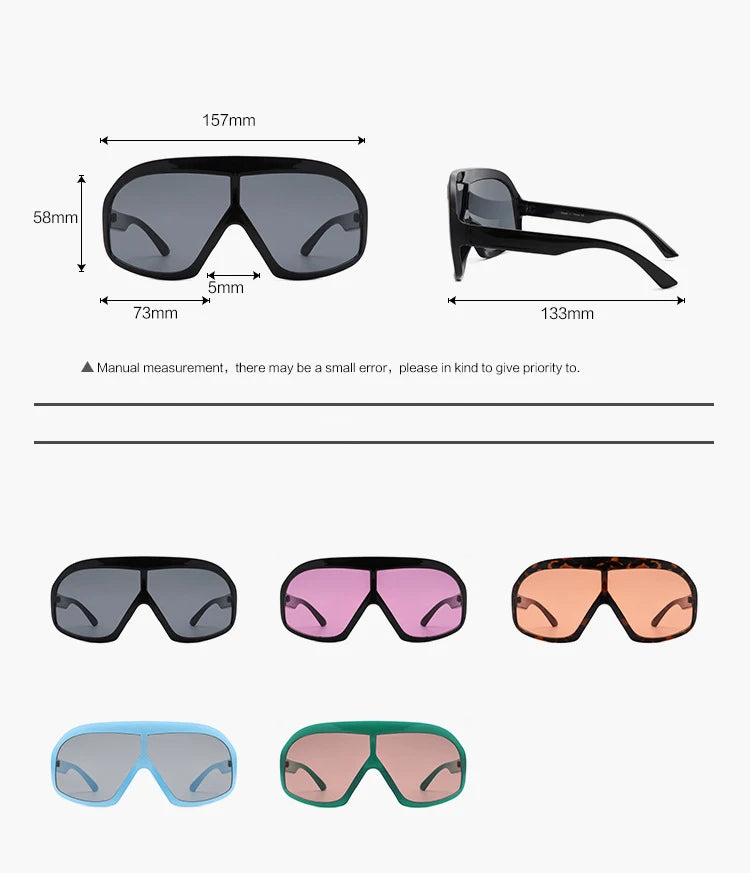 56631 Fashion Punk Sun Glasses Men Women Large Size Outdoors Ultraviolet Protection Riding Goggles Uv400