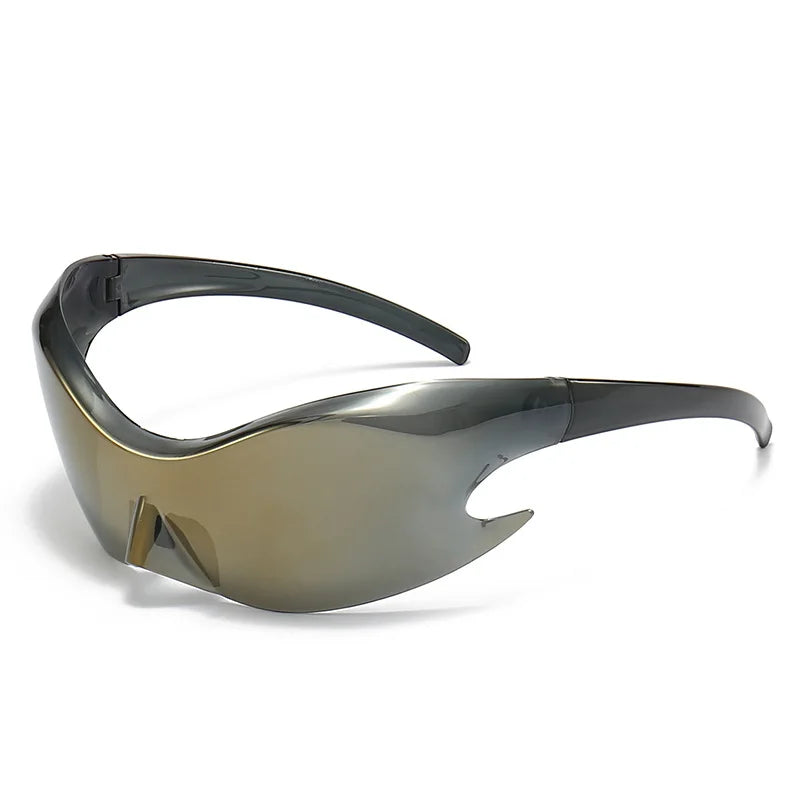 Classic Men's Vintage Sunclasses Women Joined Body Future Technology Sense Sun Glasses Men Outdoor Cycling Sports Eyewear UV400
