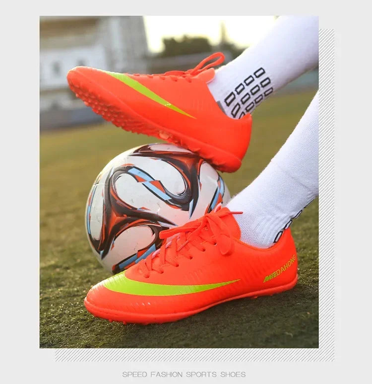 Soccer Shoes For Boys Girls Children'S Youth Broken Studs Flat Bottom For Training Sports Football Boots Cleats Shoes Low-Cut