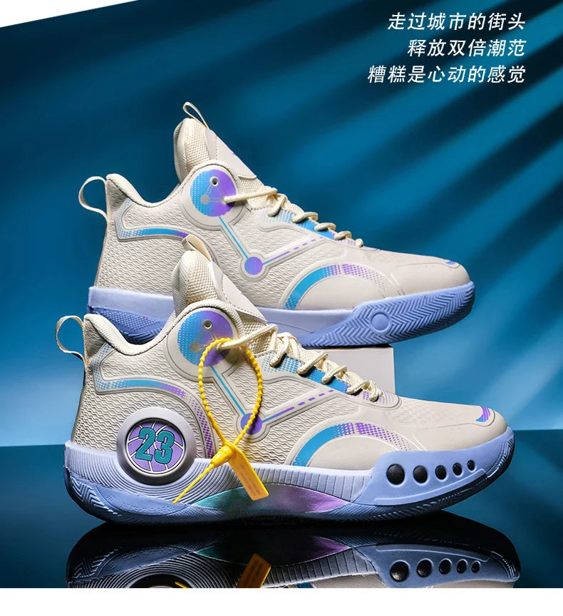 Popular Basketball Shoes Men Women Sneakers  Male Training Sports Fashion Colorful Waterproof Shoes Casual Non-Slip Couple Shoes