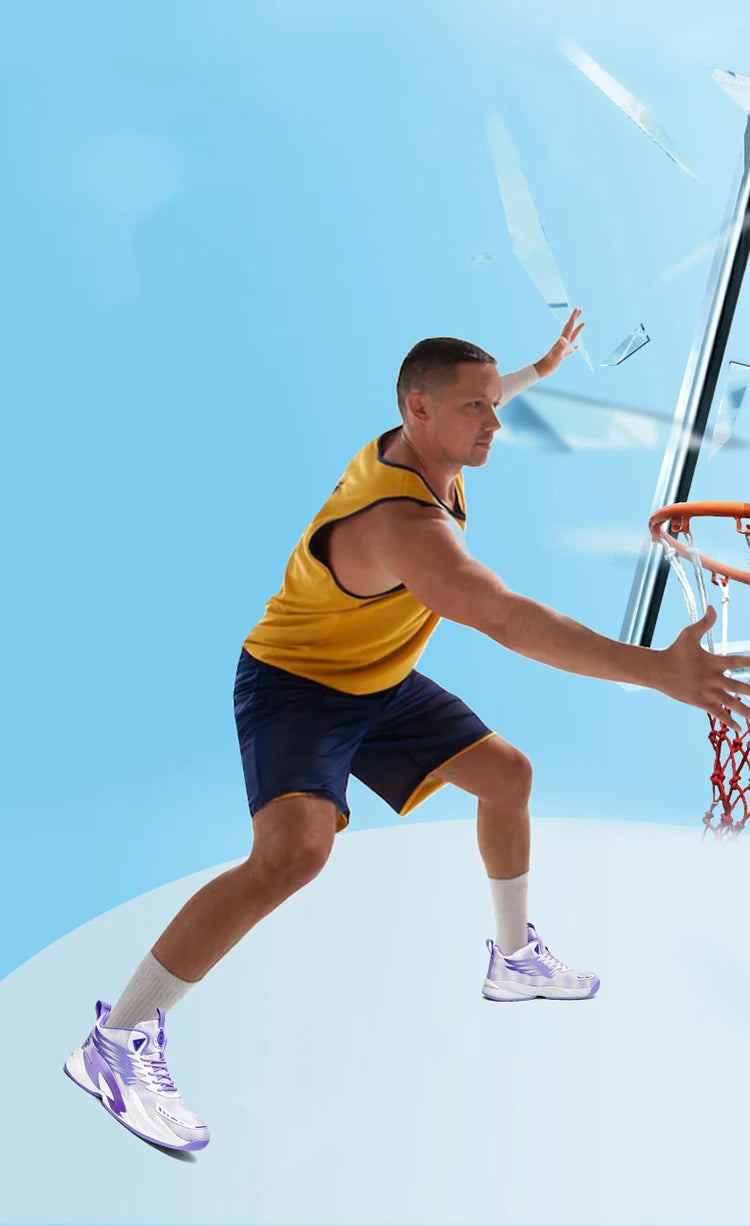 Basketball shoes youth students court sports shoes shock absorption non-slip Training Match Shoes