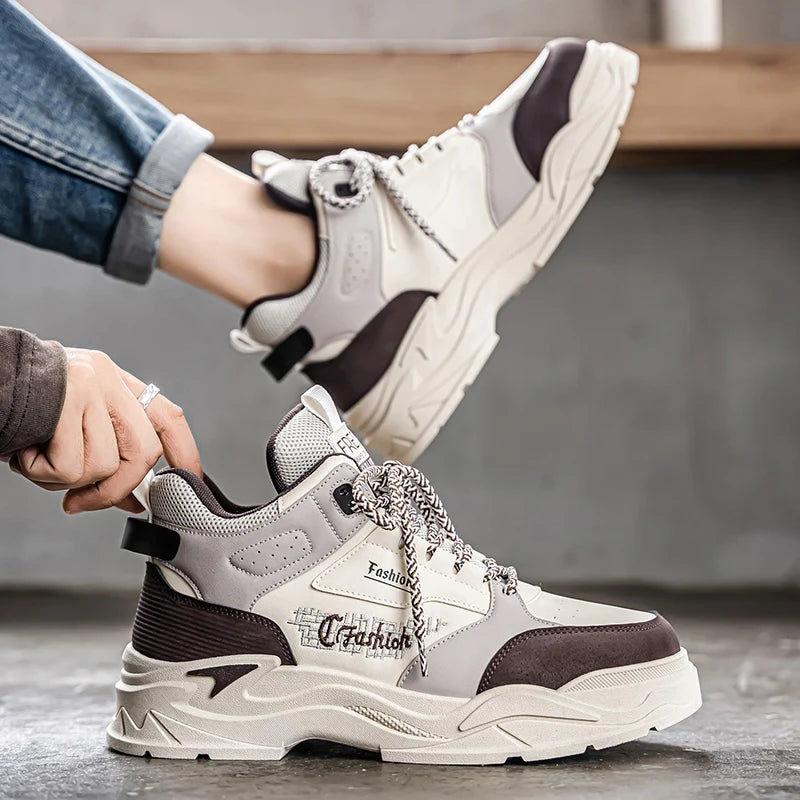 Outdoor leisure sports shoes, stylish and versatile shoes, wear-resistant and non-slip sole.