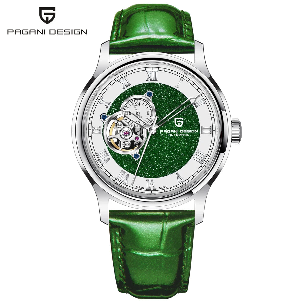PAGANI DESIGN Tourbillon Men's Mechanical Watches Top Luxury Automatic Watch For Men NH35 Wristwatch Gift AR Sapphire Waterproof