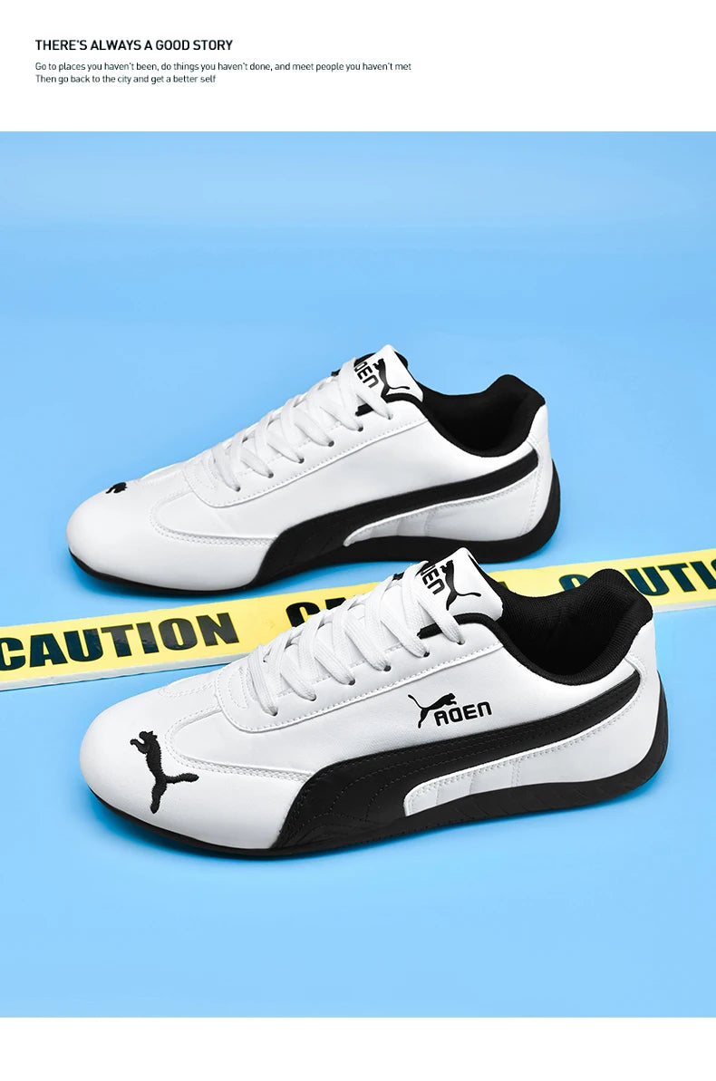 The genuine leather lightweight soft-soled Forrest Gump sneakers are fashionable and versatile low-top sports and casual shoes