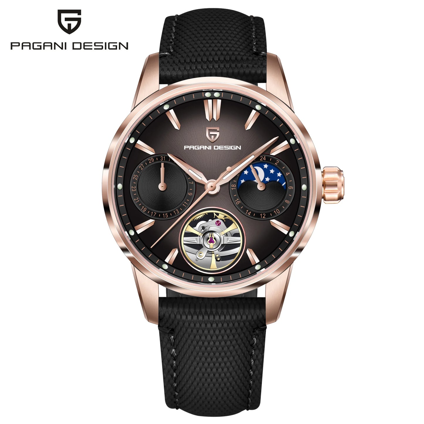 PAGANI DESIGN Men's Watch 2025 New Mechanical Watches For Man Luxury Sapphire Mirror Automatic Wristwatch Sport Waterproof Clock