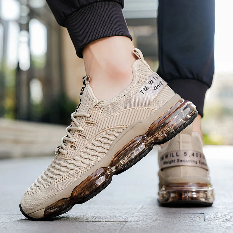 Luxury Men's Sneakers Casual Breathable Trainer Race Fashion Loafers Running Shoes for Male Tenis