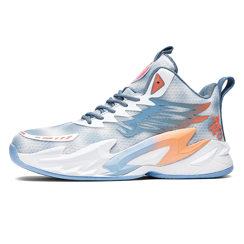 Basketball shoes youth students court sports shoes shock absorption non-slip Training Match Shoes
