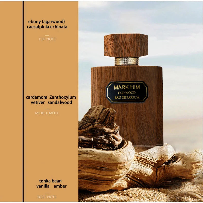 Arabian Fragrance Ebony Perfume Men's Woody Tone Lasting Fragrance Noble Mature Glory Love Amber Men's Dubai Arabian Perfume