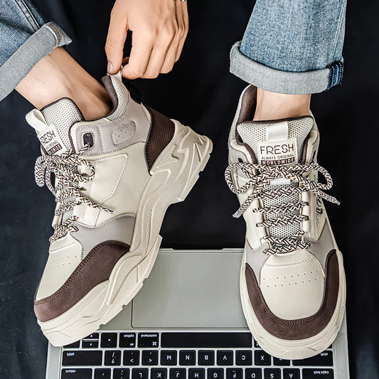 Outdoor leisure sports shoes, stylish and versatile shoes, wear-resistant and non-slip sole.