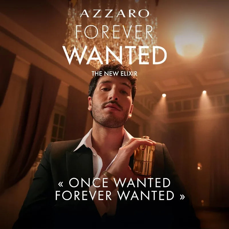 Azzaro Forever Wanted Elixir Parfum Homme Spray 100ml French Luxury Original Perfumes Lasting Leather Pheromones Perfume Cologne