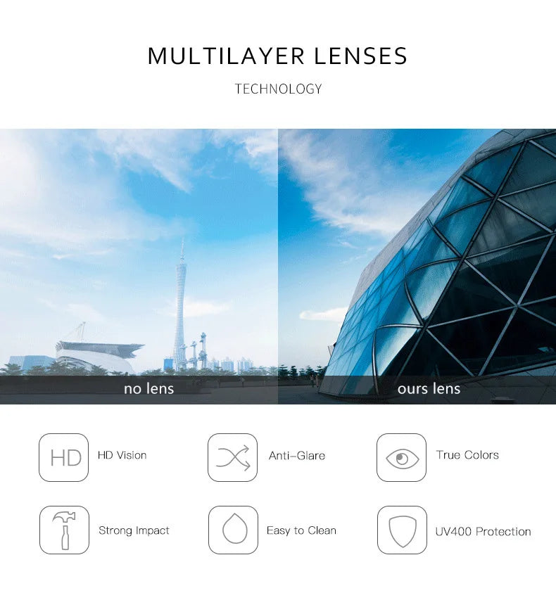 New Sunglasses For Men Luxury Fashion Glasses Sunscreen  Square Sunglasses Women Trendy Vintage Gafas De Sol Hombre Zonnebril Su