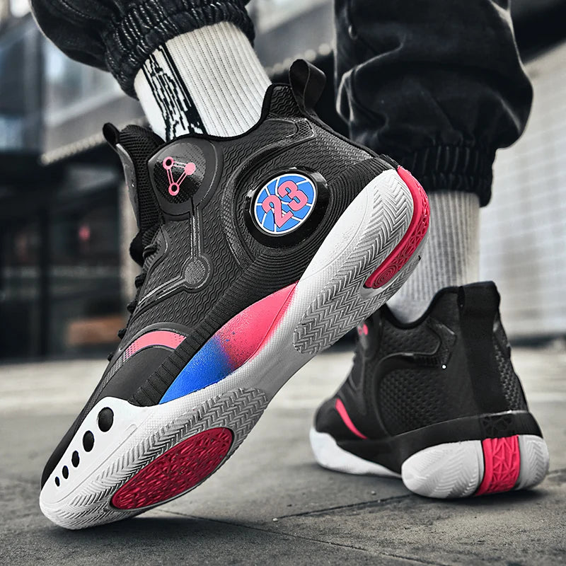 Popular Basketball Shoes Men Women Sneakers  Male Training Sports Fashion Colorful Waterproof Shoes Casual Non-Slip Couple Shoes