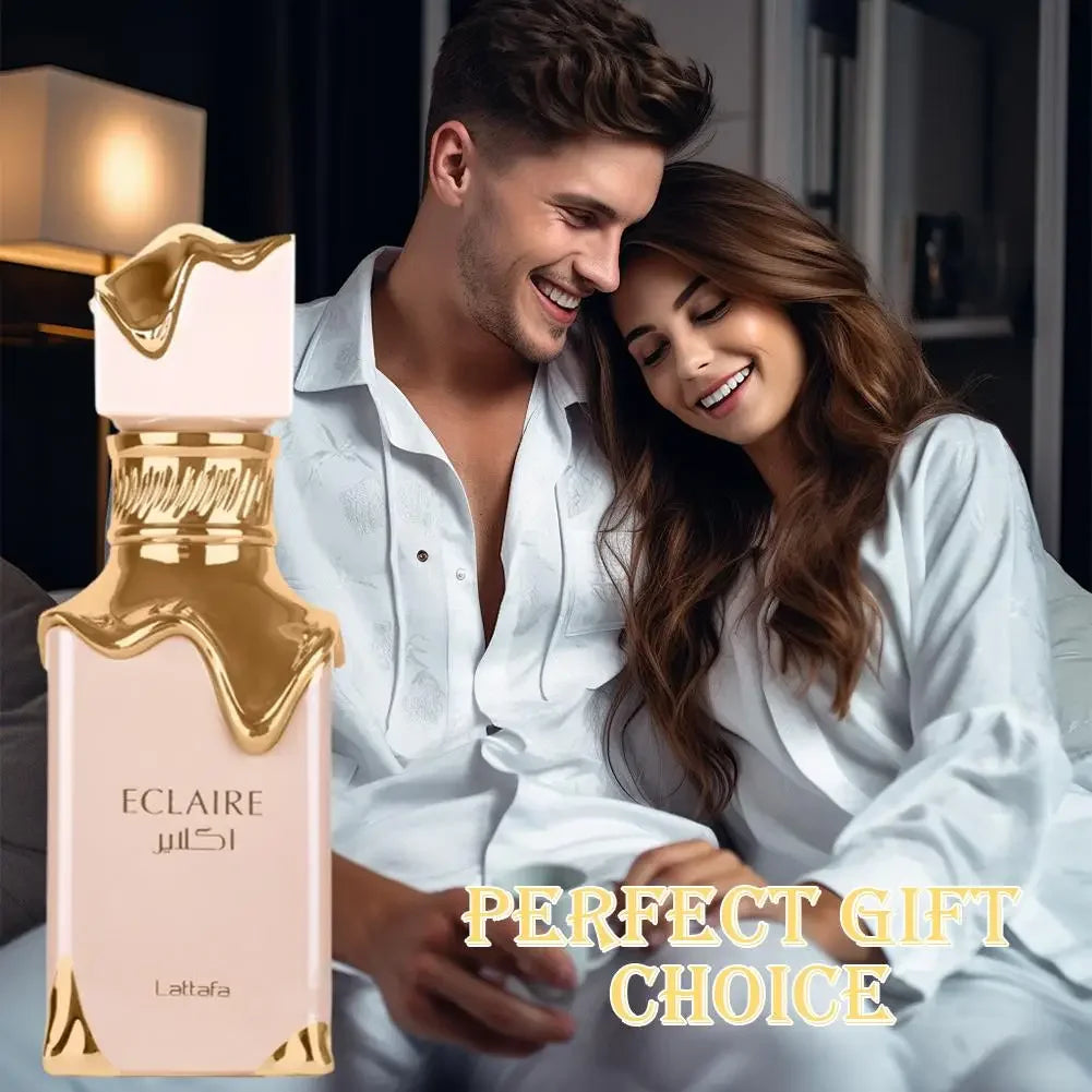 2025 New 100ML Lattafa Eclaire Eau De Parfum For Women Arabic Fragrance Sweet Vanilla Sensual Oriental Cologne Body Spray