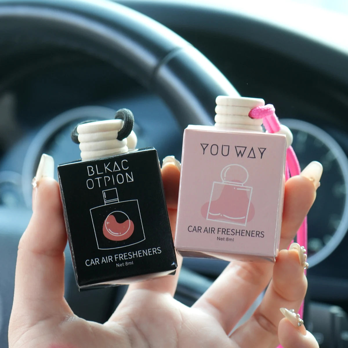 Hanging rope car perfume, car fragrance to remove odor, lasting fragrance car special fragrance