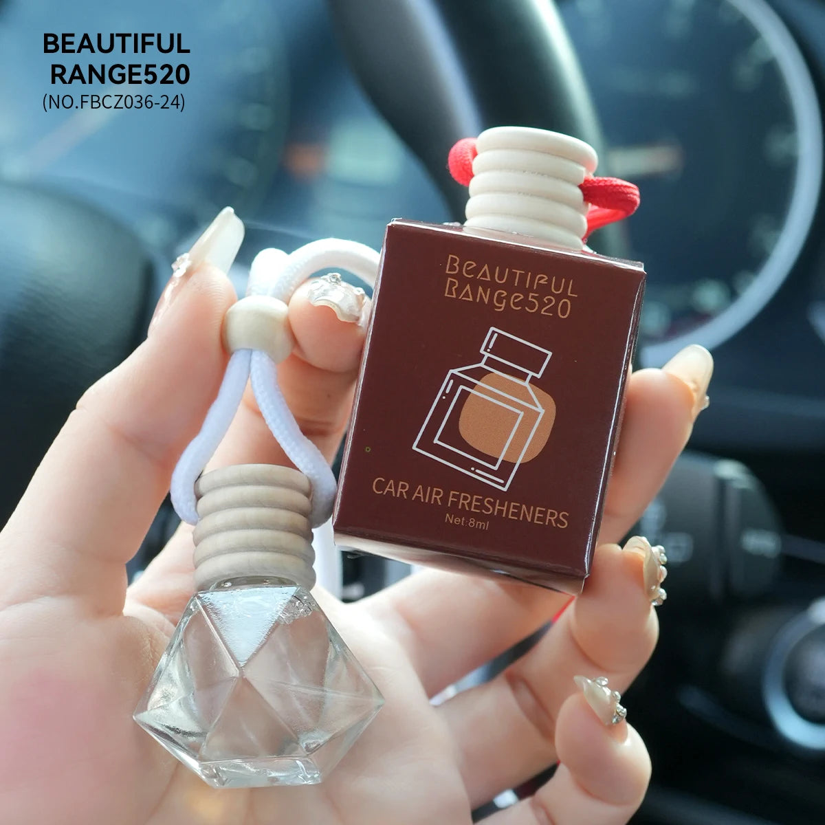 Hanging rope car perfume, car fragrance to remove odor, lasting fragrance car special fragrance
