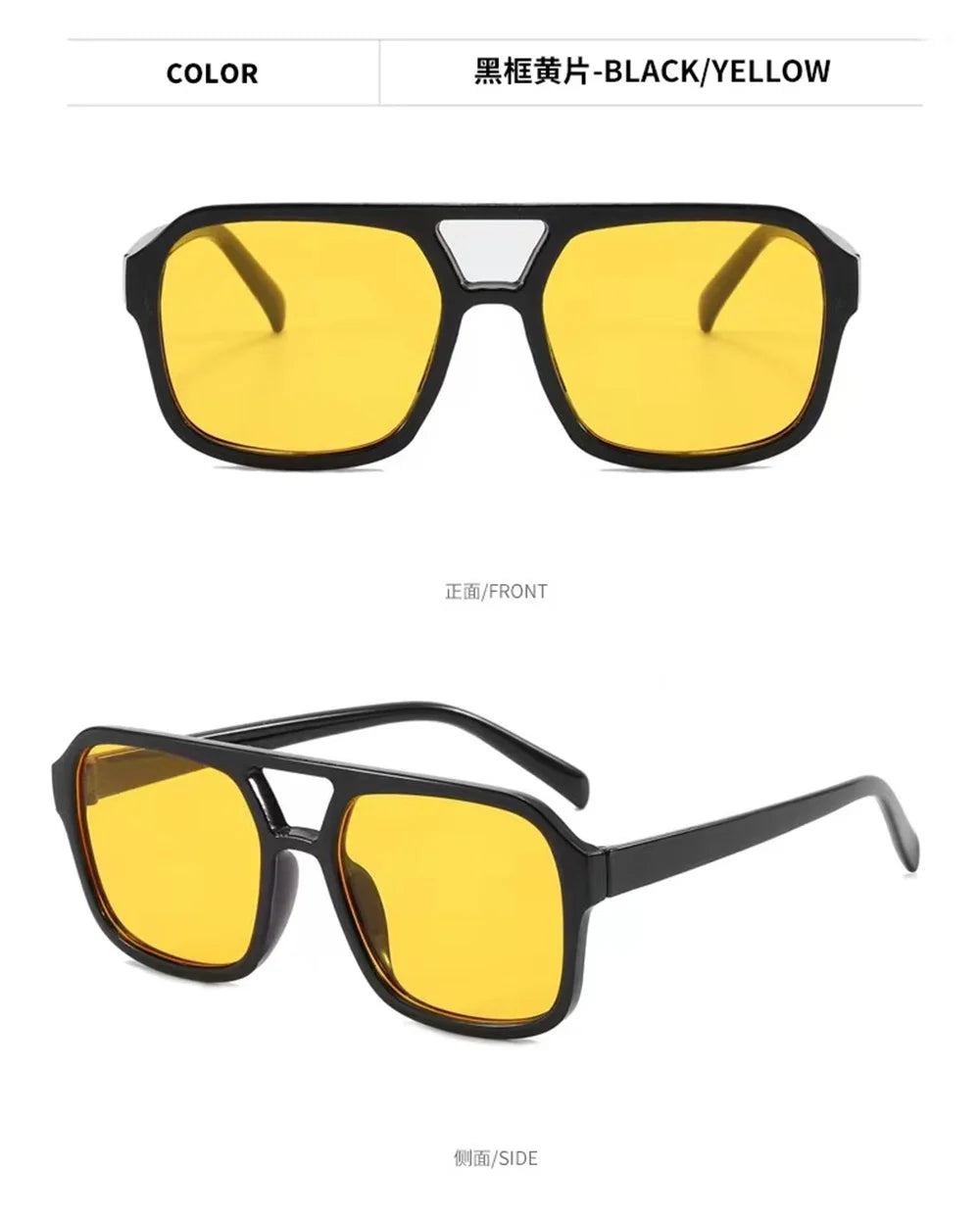 Square Oversized Sunnies Studios Aesthetic Shades Sunglasses for Women Sun Glasses Lady Female Eyewear Colour
