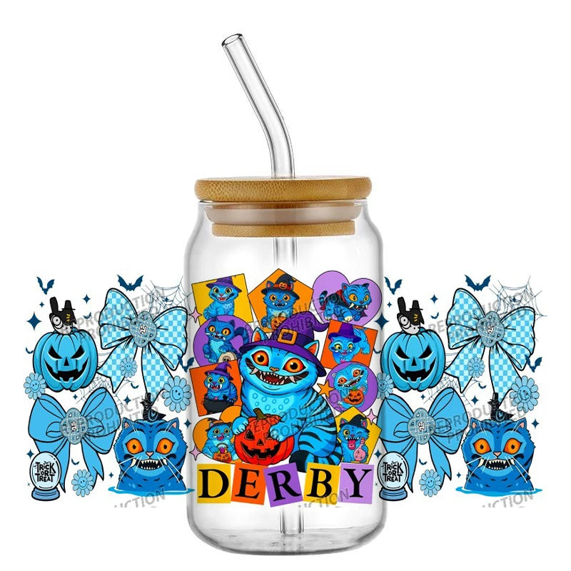 30 Style of Kpop Boy Band Design 3D UV DTF 16oz Cup Wraps Demon Inspired Hunter Girl Anime Fan 3D Transfers Stickers