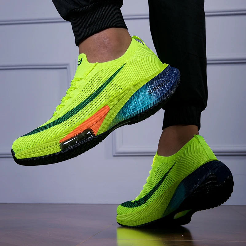 Autumn Unisex Run Shoes Breathable Mesh Ultra Light Cushioning Sneakers Couples Slow Jogging Anti Slip Men Women Tennis Shoes