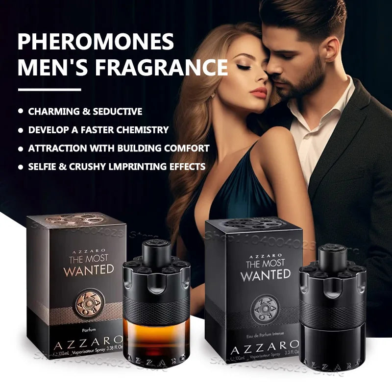100ML Azzaro The Most Wanted Parfum Intense Mens Cologne Spicy Seductive Fragrance Luxury Perfumes For Men Attract Women Perfume