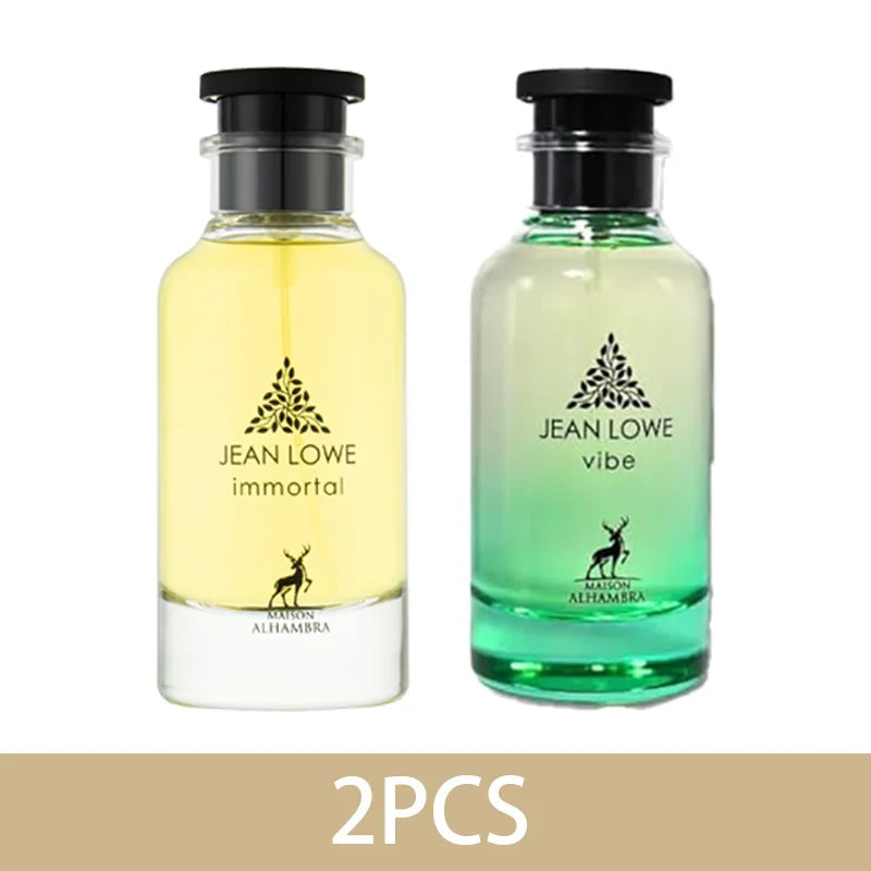 100ML Maison Alhambra Jean Lowe Immortal Alhambra Jean Lowe Vibe Arabian Women's Perfume Cologne for Man Pheromone Perfume