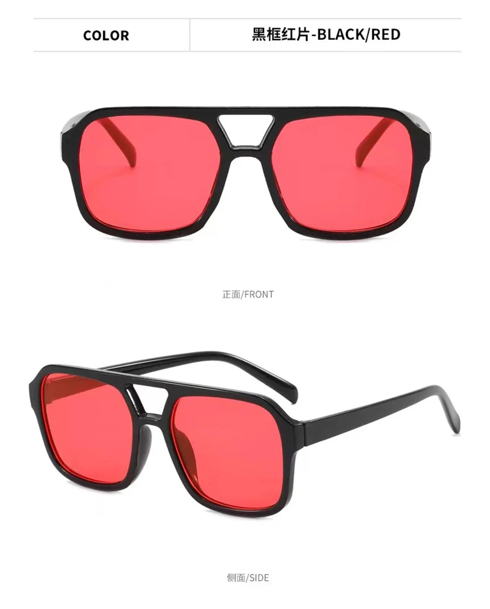 Square Oversized Sunnies Studios Aesthetic Shades Sunglasses for Women Sun Glasses Lady Female Eyewear Colour