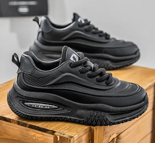 Men Casual Sneakers 2025 Spring New Fashion Gym Sports Leisure Shoes Men's Versatile Thick Sole Height Increasing Walking Shoes