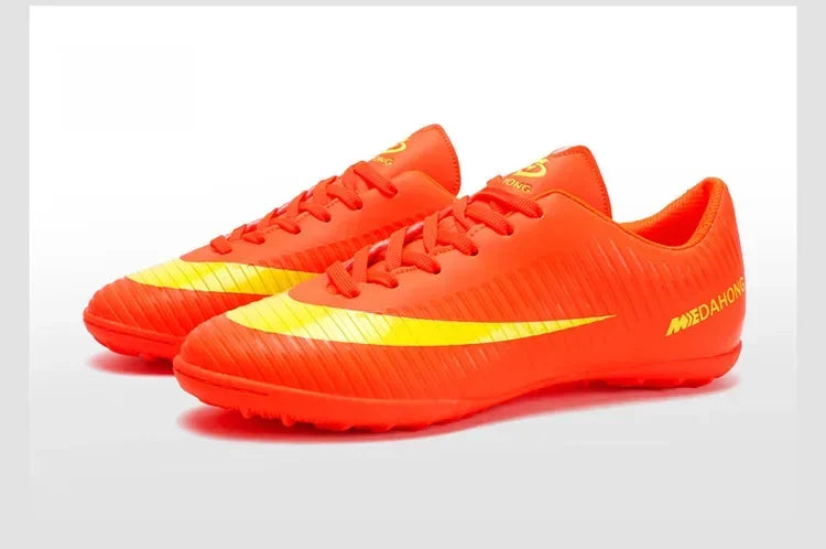 Soccer Shoes For Boys Girls Children'S Youth Broken Studs Flat Bottom For Training Sports Football Boots Cleats Shoes Low-Cut