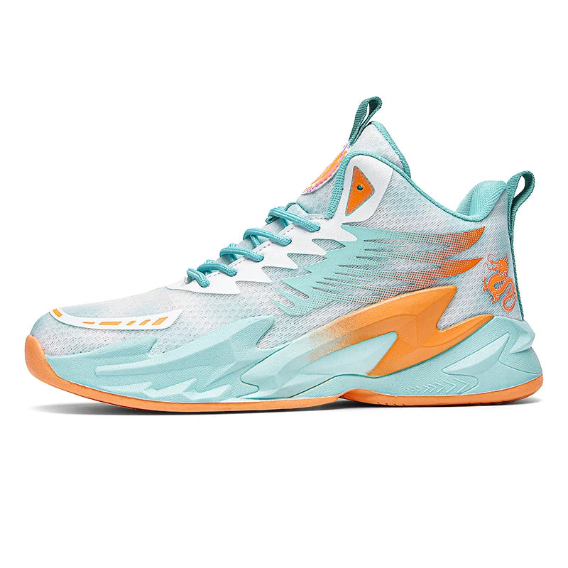 Basketball shoes youth students court sports shoes shock absorption non-slip Training Match Shoes