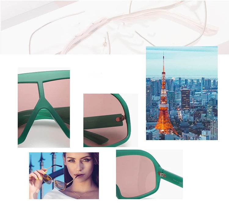 56631 Fashion Punk Sun Glasses Men Women Large Size Outdoors Ultraviolet Protection Riding Goggles Uv400