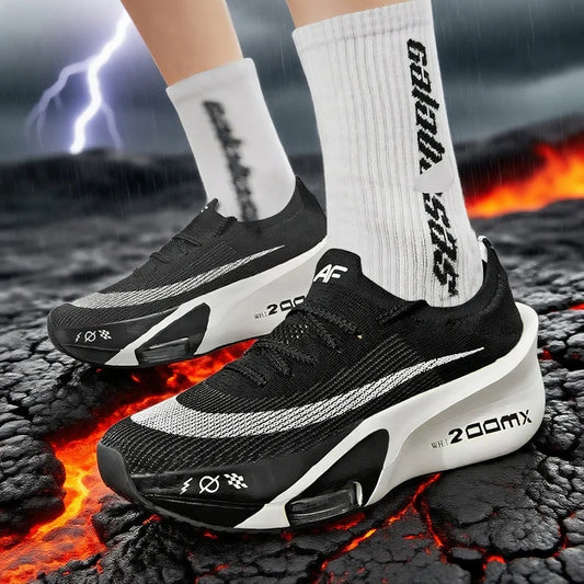 Casual Sneakers Air Cushion Running Shoes Jogging Marathon Men Sports Breathable Lightweight Comfortable Nonskid Leisure Sneaker