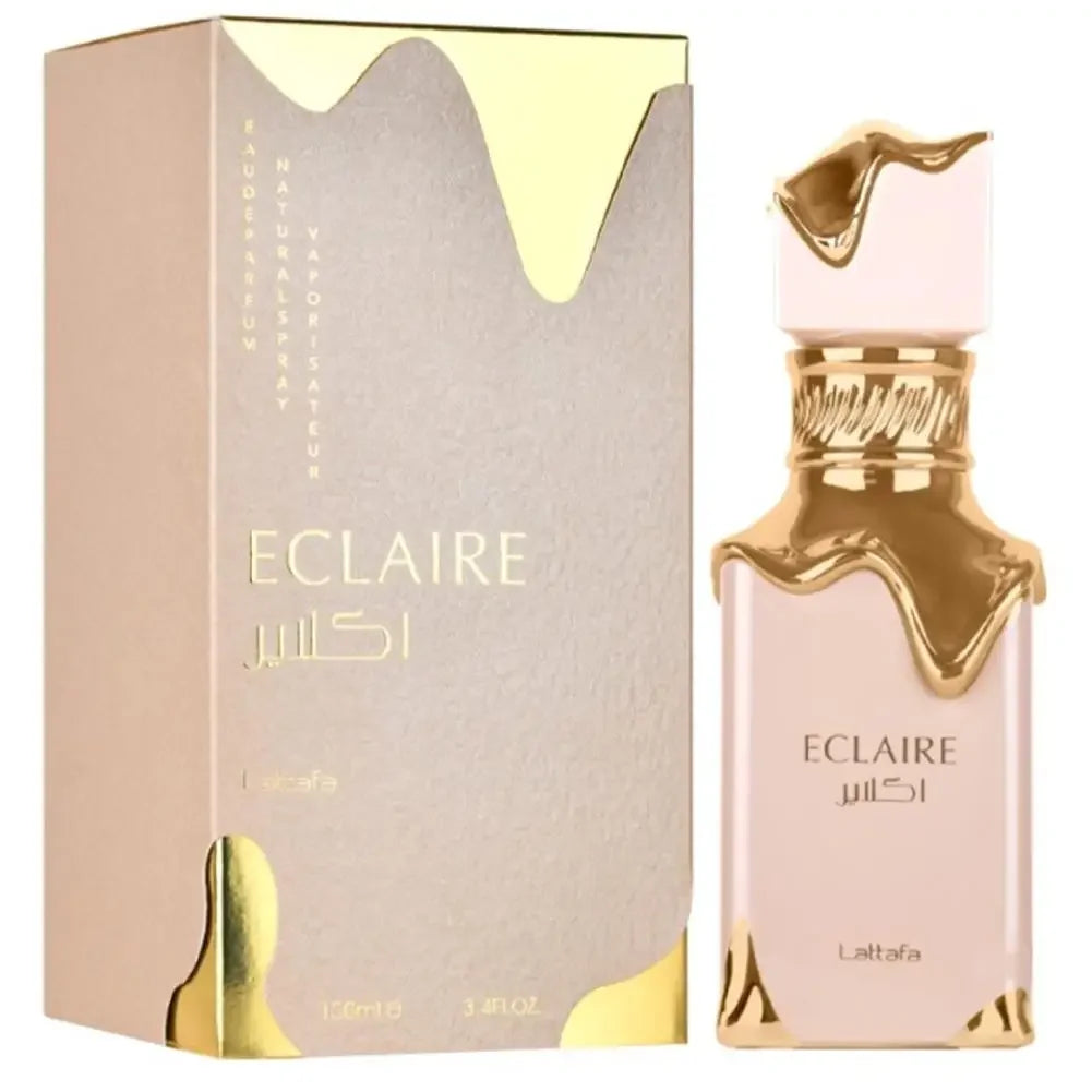 2025 New 100ML Lattafa Eclaire Eau De Parfum For Women Arabic Fragrance Sweet Vanilla Sensual Oriental Cologne Body Spray