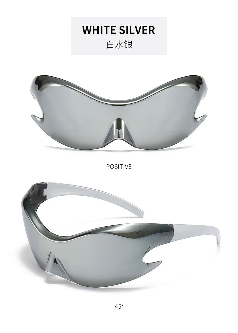 Classic Men's Vintage Sunclasses Women Joined Body Future Technology Sense Sun Glasses Men Outdoor Cycling Sports Eyewear UV400